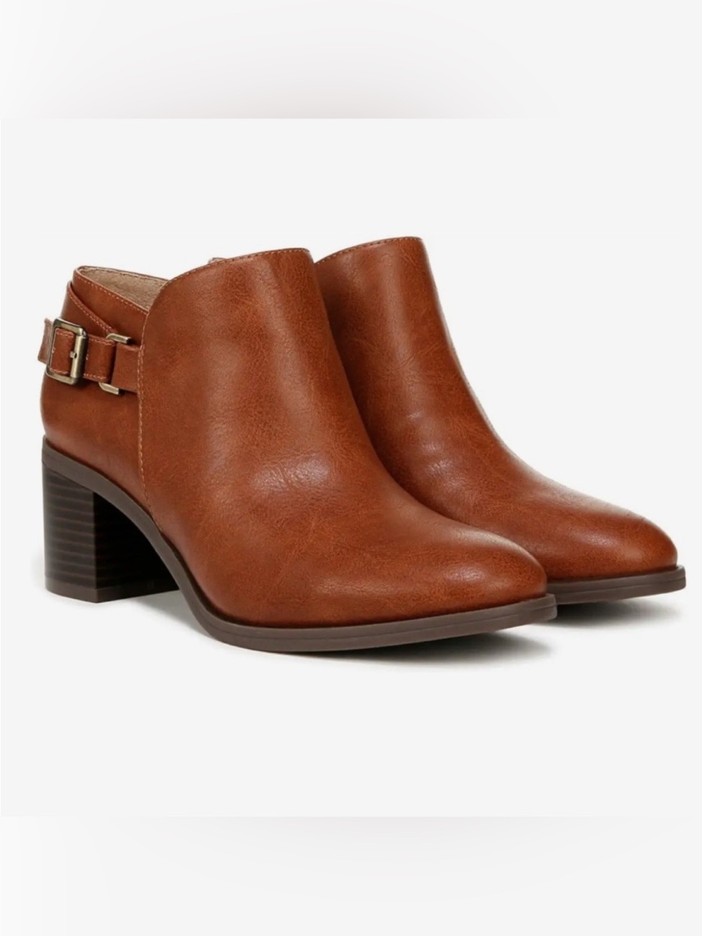 LifeStride Lorelai Ankle Boot in Tan Sz 6.5